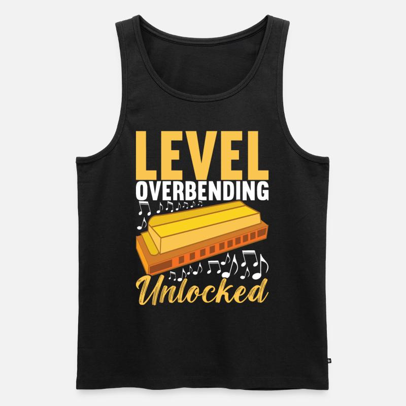 Harmonica Harmonica - Men's Premium Organic Tank Top - black