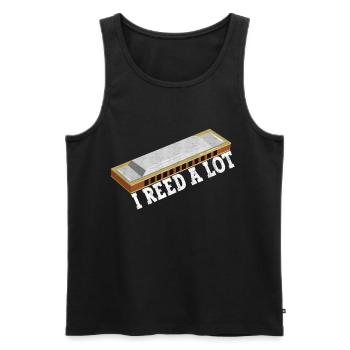 Harmonica Harmonica - Men's Premium Organic Tank Top - black - Front - AI Model Male 178 light (178cm)