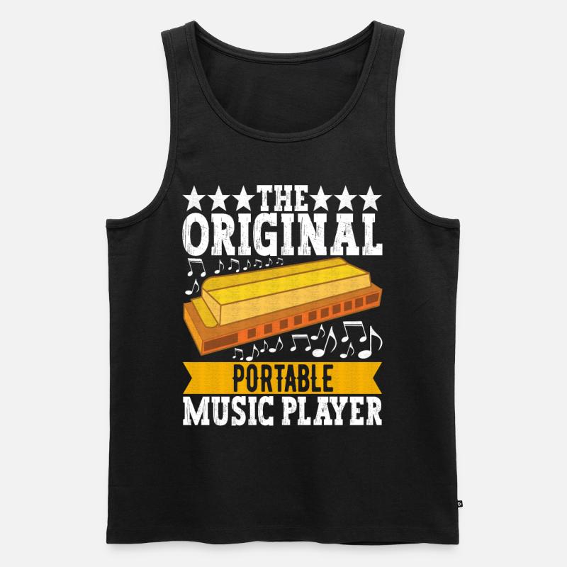 Harmonica Harmonica - Débardeur bio Premium Homme - noir