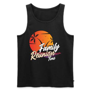 Family Reunion Team Family Süß - Men's Premium Organic Tank Top - black - Front - AI Model Male 178 light (178cm)