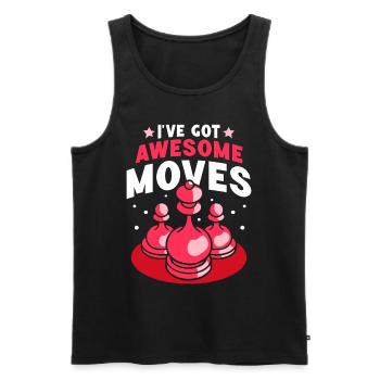 Ich Habe Fantastische Züge Schachspieler Schach - Männer Premium Bio Tank Top - Schwarz - Vorne - Michal (187cm)