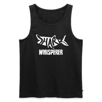 Shark Whisperer Shark Whisperer Sharks Requin à dents de requin - Débardeur bio Premium Homme - noir - Devant - Michal (187cm)