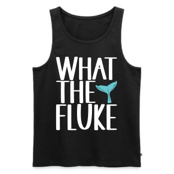 Whale Watchers - Men's Premium Organic Tank Top - black - Front - Michal (187cm)