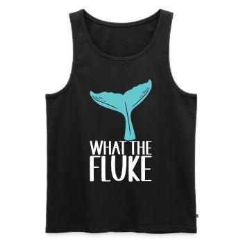 Whale Watchers - Men's Premium Organic Tank Top - black - Front - Michal (187cm)