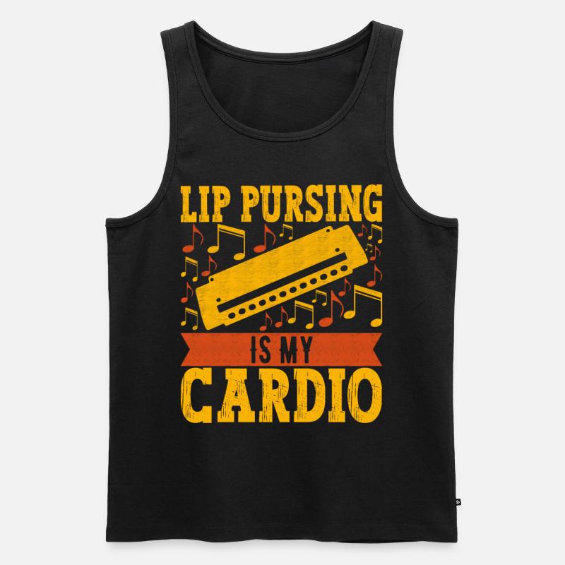 Harmonica Harmonica - Men's Premium Organic Tank Top - black