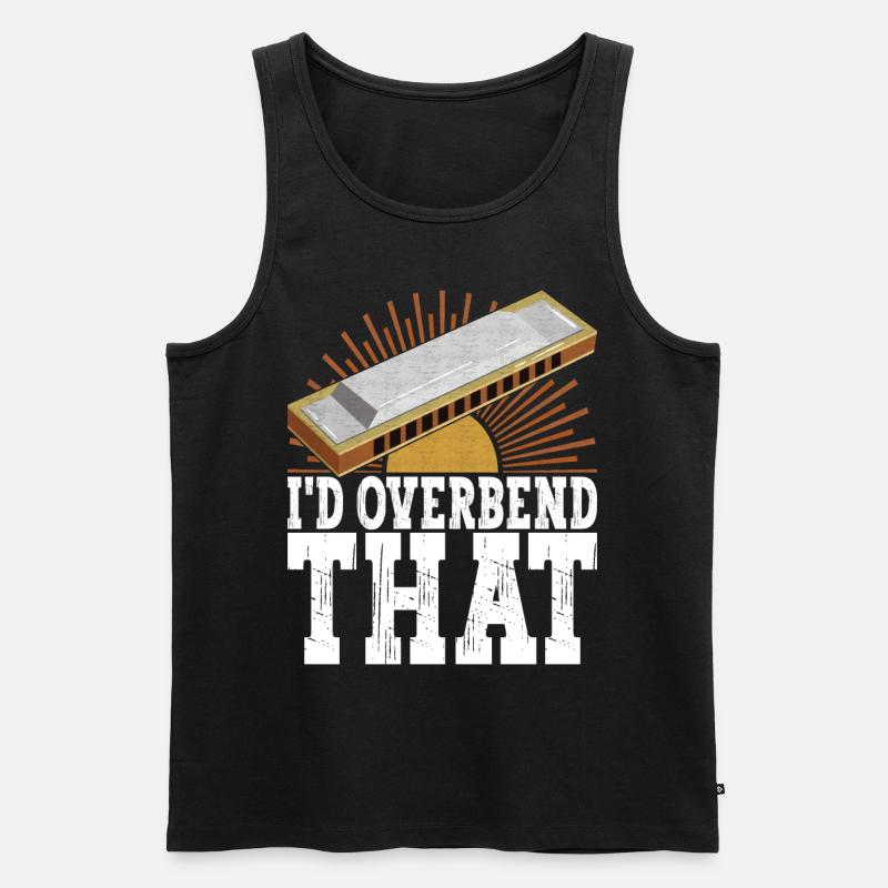 Harmonica Harmonica - Men's Premium Organic Tank Top - black