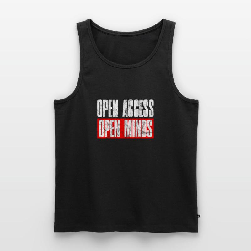 Open Access Open Mind for Hacker and Coder Männer Premium Bio Tank Top