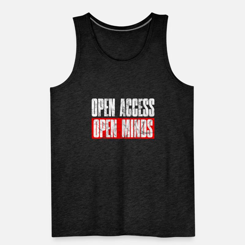 Open Access Open Mind for Hacker and Coder Männer Premium Bio Tank Top