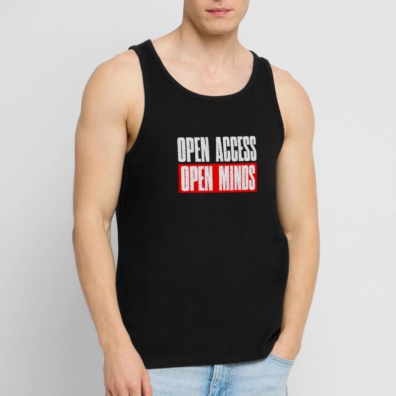 Open Access Open Mind for Ethical Hacker and Coder Männer Premium Bio Tank Top