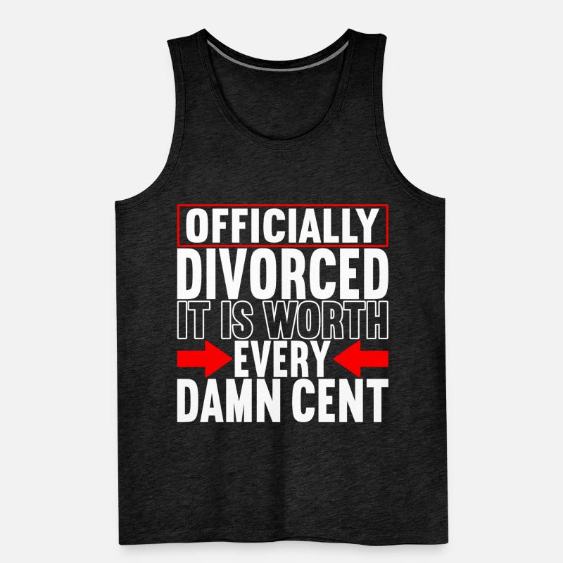 Divorce Divorced Men's Premium Organic Tank Top