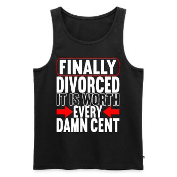 Scheidung Geschieden - Männer Premium Bio Tank Top - Anthrazit - Vorne - Alexander (188cm)