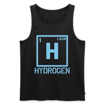 Hydrogen Element Hydrogen Energy - Men's Premium Organic Tank Top - black - Front - AI Model Male 178 light (178cm)