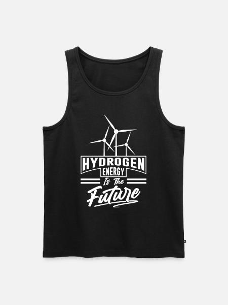 L’hydrogène est l’élément d’avenir L’hydrogène - Débardeur bio Premium Homme - noir