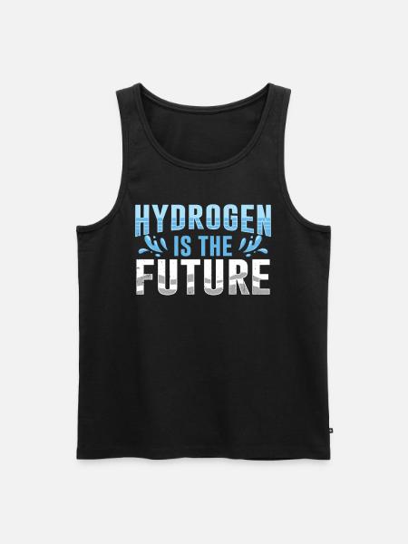 L’hydrogène est l’élément d’avenir L’hydrogène - Débardeur bio Premium Homme - noir