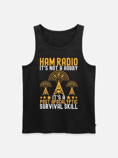 Ham Radio Ham Funker - Männer Premium Bio Tank Top - Schwarz