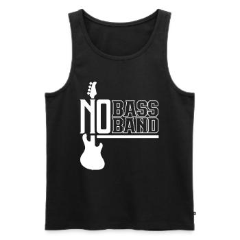 Pas de basse Pas de groupe Bassiste Guitare basse Musicien - Débardeur bio Premium Homme - noir - Devant - Michal (187cm)