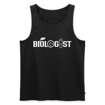 Biologist Profession Biology Biologist Biology teacher - Men's Premium Organic Tank Top - black - Front - Michal (187cm)