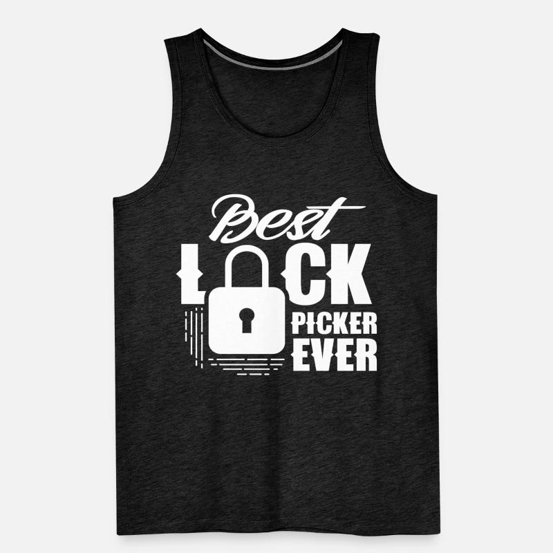 Der Beste Lock Picker Aller Zeiten Lock Picking Männer Premium Bio Tank Top