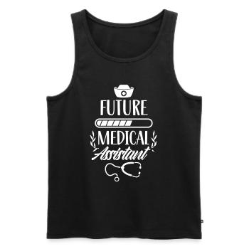 Zukünftiger Medizinische Assistent Medizinischer - Männer Premium Bio Tank Top - Schwarz - Vorne - Michal (187cm)