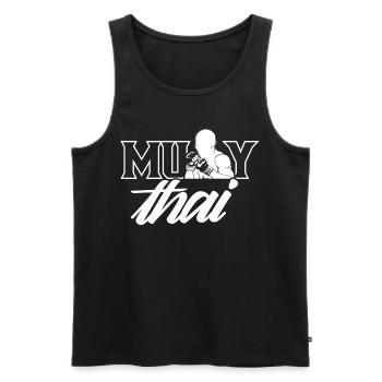 Muay Thai Arts Martiaux Arts Martiaux Arts Martiaux - Débardeur bio Premium Homme - noir - Devant - Michal (187cm)