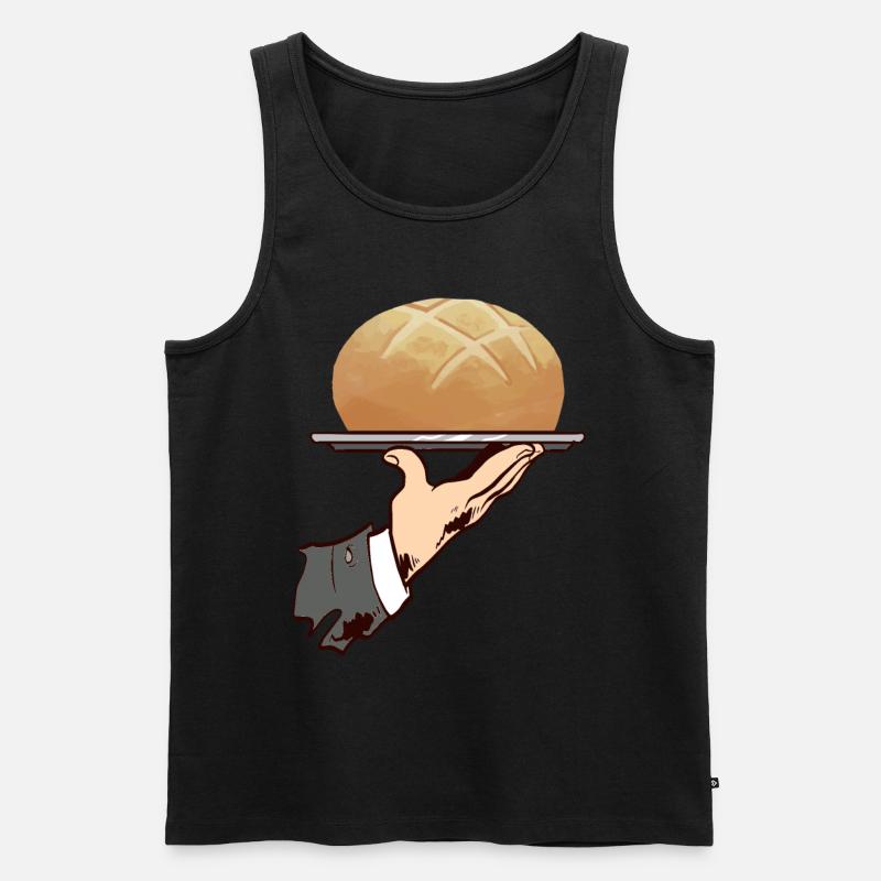 Bäcker Bäckerei Backen - Männer Premium Bio Tank Top - Schwarz