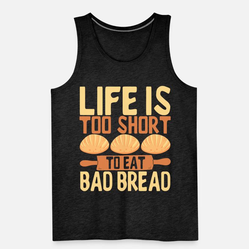 Baker Bakery Baking Men's Premium Organic Tank Top