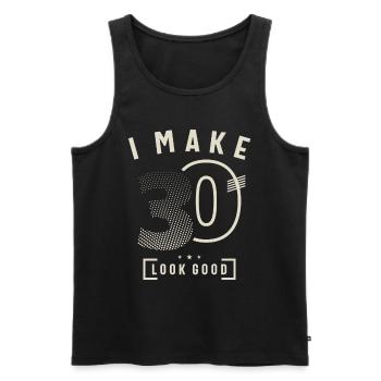 I Make 30 Birthday 30 Years Old - Men's Premium Organic Tank Top - black - Front - Michal (187cm)
