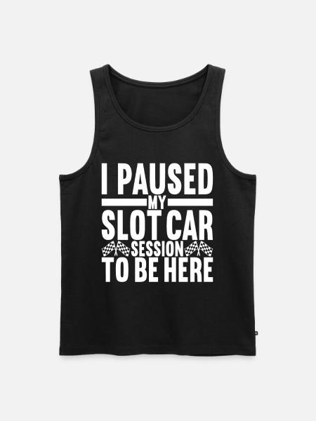 Slotcar Slotracing - Men's Premium Organic Tank Top - black
