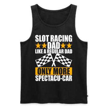 Slotcar Slotracing - Männer Premium Bio Tank Top - Schwarz - Vorne - Michal (187cm)