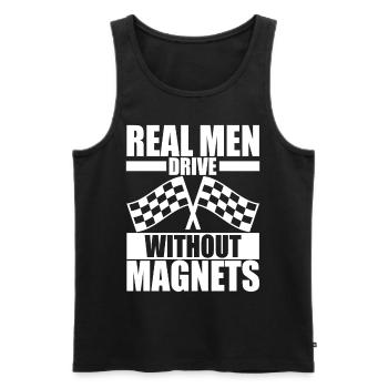 Slotcar Slotracing - Männer Premium Bio Tank Top - Schwarz - Vorne - Michal (187cm)