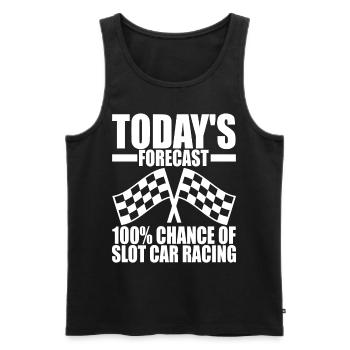 Slotcar Slotracing - Männer Premium Bio Tank Top - Schwarz - Vorne - Michal (187cm)