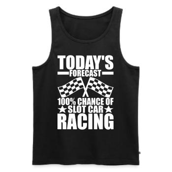 Slotcar Slotracing - Männer Premium Bio Tank Top - Schwarz - Vorne - Michal (187cm)