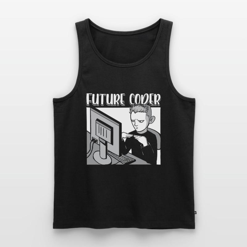 Future Coder IT Student Programmer Coding Men's Premium Organic Tank Top