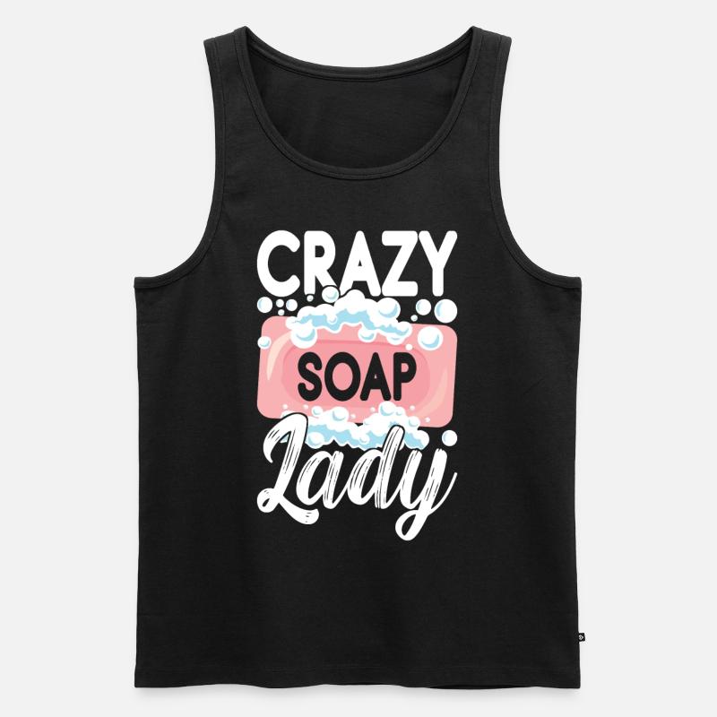 Soap maker soap making - Men's Premium Organic Tank Top - black