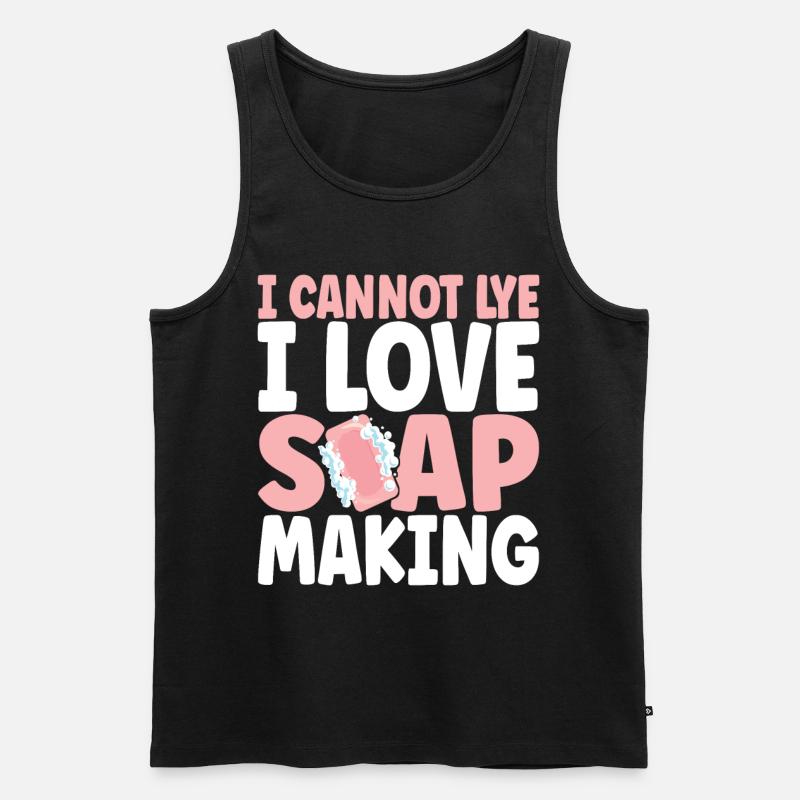 Soap maker soap making - Men's Premium Organic Tank Top - black