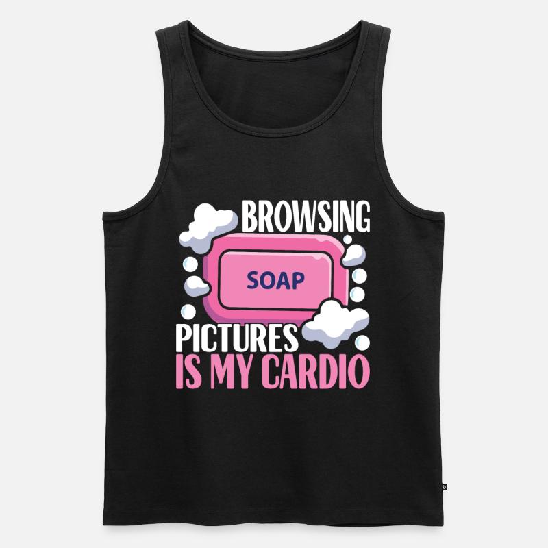 Soap maker soap making - Men's Premium Organic Tank Top - black