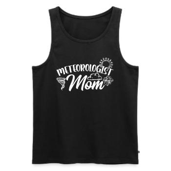 Meteorologist Mama Profession Meteorology Meteorologist - Men's Premium Organic Tank Top - black - Front - AI Model Male 178 light (178cm)