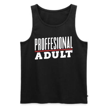 Adulte professionnel Anniversaire Adulte - Débardeur bio Premium Homme - noir - Devant - AI Model Male 178 light (178cm)