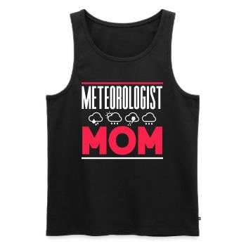Meteorologist Mama Profession Meteorologist Meteorology - Men's Premium Organic Tank Top - black - Front - AI Model Male 178 light (178cm)