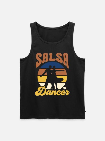 Salsa Dancer Dancing Hobby Dance - Men's Premium Organic Tank Top - black