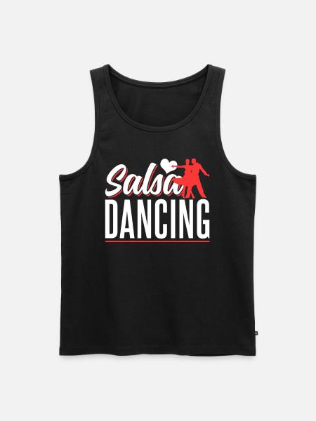 Salsa Dancing Dancer Dance Hobby - Men's Premium Organic Tank Top - black
