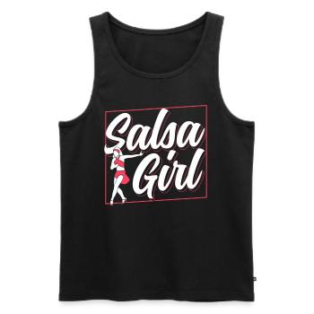 Salsa Girls Mama Dancing Dancers Dance Hobby - Men's Premium Organic Tank Top - black - Front - AI Model Male 178 light (178cm)