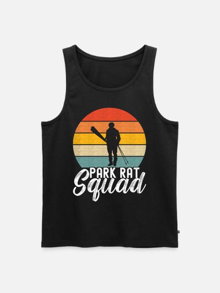 Skiers - Men's Premium Organic Tank Top - black