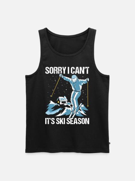 Skiers - Men's Premium Organic Tank Top - black