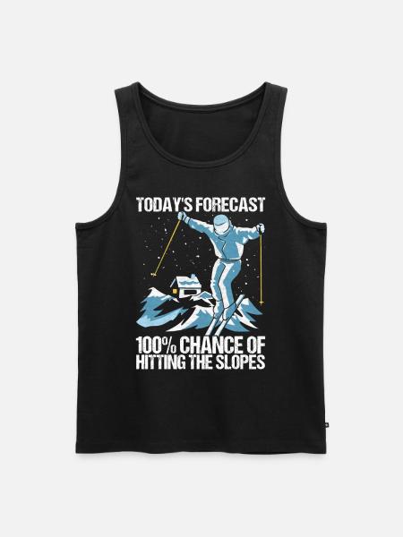 Skiers - Men's Premium Organic Tank Top - black