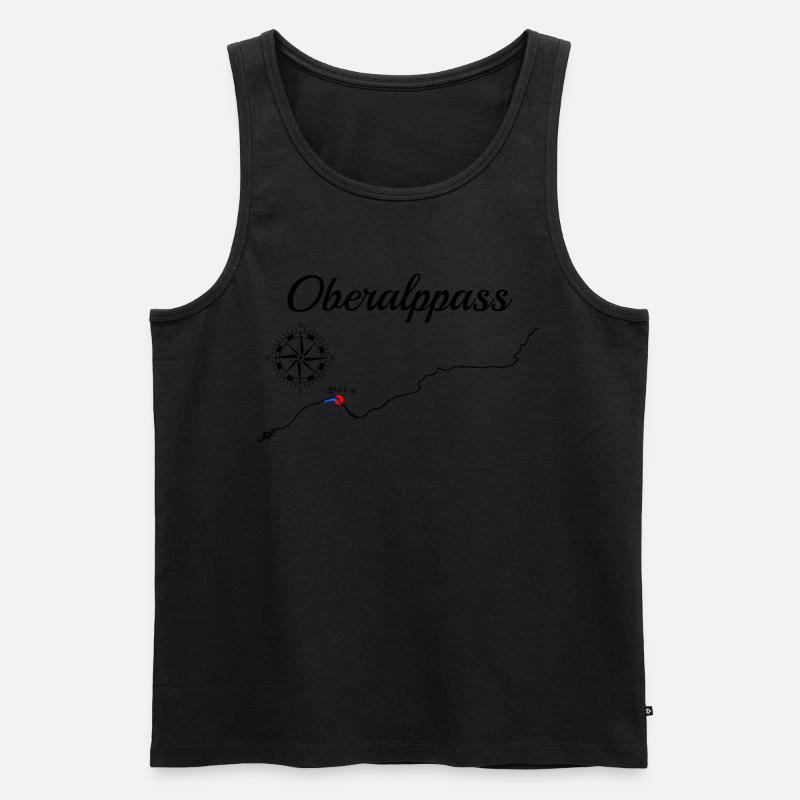 oberalppass freien - Männer Premium Bio Tank Top - undefined