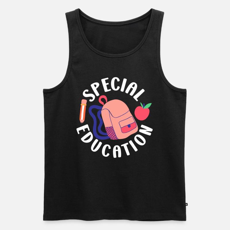 Sonderpädagogik Lehrer Beruf Sonderpädagoge - Männer Premium Bio Tank Top - Schwarz