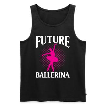 Future Ballerina Hobby Ballet Ballet Dancers - Men's Premium Organic Tank Top - black - Front - Michal (187cm)