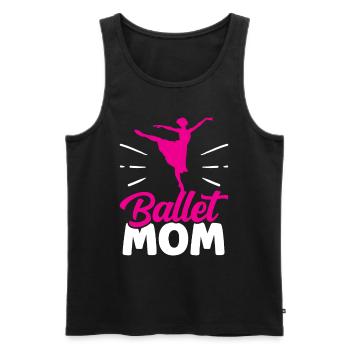 Ballet Mama Dancer Ballet Dancer Ballerina - Men's Premium Organic Tank Top - black - Front - Michal (187cm)