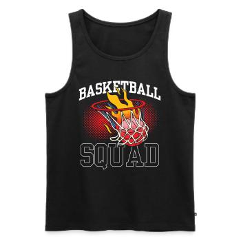 Entraîneur des joueurs de basket-ball de l’équipe de basket-ball - Débardeur bio Premium Homme - noir - Devant - Michal (187cm)